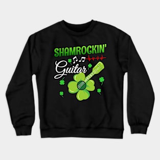 Shamrockin Guitar Crewneck Sweatshirt